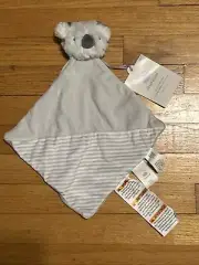NWT HTF Cloud Island Gray Koala Security Blanket/Lovey