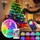 66Ft In/Outdoor Waterproof LED Rope Strip Light APP Remote Control Music Sync US