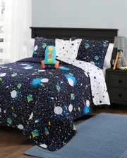 Lush Decor Fashions 5pc Universe Full/Queen Quilt Set