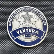 USSS Secret Service VINTAGE VENTURA RESIDENT FIELD OFFICE Challenge Coin