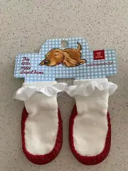 Peter Alexander Baby Red Sparkle Socks 0-3