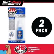 2 Pack JB Weld Perma-Lock Mid Strength Thread Lock Threadlocker 13ML | 24213