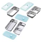 Food Storage Container Meal Prep Lunch Box Stainless Steel Work Bento Box