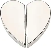Magnetic Snap - Heart-Shaped Drapery Holdbacks,Decorative Removable Tablecloth Clips Prevent Light Leaking Double-Sided Magnet Closure For Bathroom