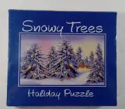 CURRENT HOLIDAY PUZZLE SNOWY TREES & COTTAGE PUZZLE 1,000 Pieces