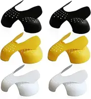 [Brands] 6 Pairs Shoe Crease Protector, Trimmable Crease Guards with Breathable Venting Holes for Casual Shoes Sneakers Prevent Front Creases Indentation