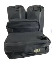 QTY-4 Black Scripture Case Bible Organizer Book Cover Carrying Cycling Bag