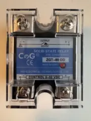 CGELE Solid State Relay SSR-80DD, DC to DC Input 3-32VDC To Output 5-240VDC 80A