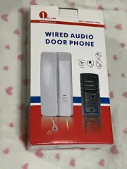 1 By One Touch Button Door Phone Unlock Intercom 2 Wires O00QH-0040