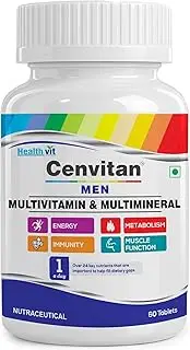Cenvitan Men Multivitamins and Multiminerals Tablets - 60 Tablets