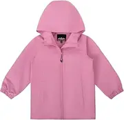 [ODYSSEY-REFUGE] Kids Rain Jackets Waterproof Hooded Rain Jacket Windbreaker Outdoor Raincoat Lightweight Jacket for Boys Girls