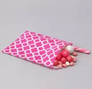 Fuchsia Quatrefoil Paper Treat Bags - 100 Pack