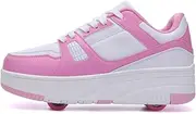 Roller Skate Shoes for Kid 4 Wheels Sneaker Boy Girl Fashion Casual Sport Footwear Children Skating