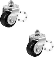 Angoily 2pcs Jack Front Wheel Car Accessories Car Gadgets Car Jack Trailer Wheel Pallet Jack Wheels 2 Ton Floor Jack Wheel Floor Jack Casters Horizontal Jack Casters Steel Trolley Heavy