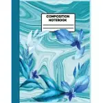 NOTEBOOK: WHITE GREY MARBLE COLLEGE RULED BLANK LINED CUTE NOTEBOOKS FOR GIRLS TEENS KIDS SCHOOL STUDENTS AND TEACHERS WRITING N