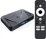 Android 14.0 TV Box 2025, LEFFOT X96Q PRO+ 8K Android TV Box, Smart TV Box with HDR10+, 2.4G & 5G Dual-Band WiFi 6, BT 5.0, Allwinner H728 Octa-core ARM Cortex A55 Mali G57-MC1 (4GB+32GB)