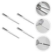 4 Pcs Stainless Steel Coffee Spoon Machine Espresso Spoons Mini Cutlery