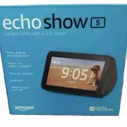 Echo Show 5 Compact 5.5" Screen Amazon Far Field Voice Control Alexa WiFi Camera