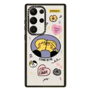 Galaxy S23 Ultra Impact Case Grim B Sticker Case
