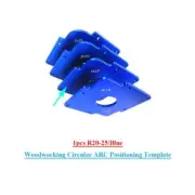 1PCS Radius Jig Woodworking Trimming Router Positioning Template R20-R25 Blue