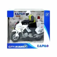 在飛比找PChome24h購物優惠-《 易保 Eapao 》聲光警用重型機車