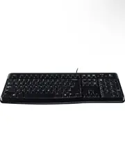 Logitech K120 Wired Keyboard: Windows, Full-Size, Plug & Play & Spill-Resistant