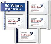 Refreshing Wet Wipes Travel Size Alcohol-Free Wipe Sanitizes/Cleans/Deodorizes Bulk Wipes (50 Wipes, 10 x 5p)