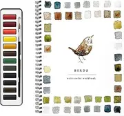 Watercolor Workbook, Art Crafts Painting kit, Watercolor Paint Set, 12 Colors Paint Set Nature Themed Projects Perfect for Kids Adults Teens Beginner Friendly