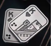 Lautie Shuffle 2.0 King (KK) Haptic Fidget Slider Stainless Steel / Cu EDC