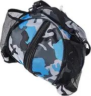 Abaodam Soccer Bag Single Strap Sports Backpack for Basketball Football and Volleyball Portable Training Carry Bag with Side Mesh Pockets for Water Bottles and Accessories