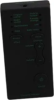 OKUMEYR Portable Voice Changer Mini Sound for Live Streaming and Recording Compact Voice Disguiser for Phone and Computer Use Crystal Clear Audio Effects