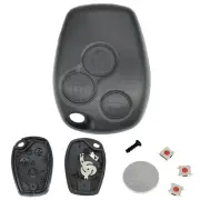 For Renault Clio Master Kangoo 3Button Switch Remote Key Shell Fob Case+Battery