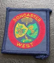 Vintage Doncaster West United Kingdom Scout Badge