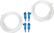 Cabilock 2Pcs Brake Fluid Exchange Tool Durable Brake Bleeder Hose for Oil Changes Hydraulic Fluid Replacement Compatible with Vehicles Precision Design Prevents Leakage