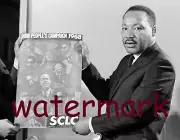 MARTIN LUTHER KING JR NOVEMBER 27, 1967 THE POOR PEOPLES CAMPAIGN PHOTO 8x10