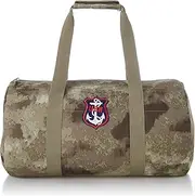 F-STYLE(エフスタイル) Military Trunk with Waterproof Cloth Lining, US Military Rollback Replica, US Size 9.8 inches (25 cm), Braun