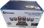 Swann Enforcer 4K Ultra HD DVR 2TB Security Kit SWDVK-856808MQB-US 8CH 8CAM NEW