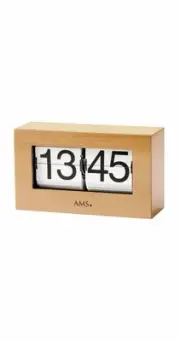 Mantel-clock with quartz movement from AMS AM T1175/18 NEW