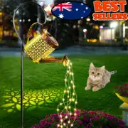 Solar Watering Can Fairy Lights-Hanging Waterproof Garden Lantern, Yard Decor
