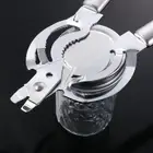Steel Manual Anti-rust Can Opener Jar Lid Gripper Bottle Opener Kitchen Tool