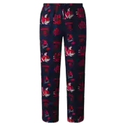 Melbourne Demons AFL Mens AF10105 W22 Printed Flannel Sleep Pants Size S New