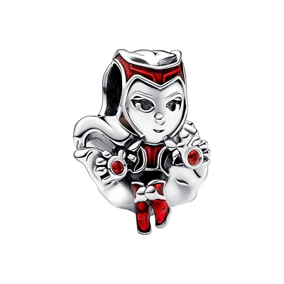 Pandora Marvel Scarlet Witch Charm with Red Enamel and Crystal 792763C01