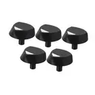5Pcs Knobs for Gas Cooktop Stovetop Elegant Sturdy Household with Light Tube