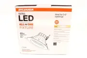 SYLVANIA LED/RT5/6/HO/650/927 5/6" LED RECESSED LIGHT FIXTURE KIT, 2700K 650LM
