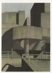 Postcard Mandy Payne "Study of Southbank" Architecture MINT Unused