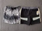 Wonder Nation 2-Pack Shorts Boys Buckle Up + Explorer Black Shorts XL 14-16