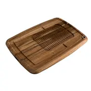 Acacia Wood Long Grain Carving Board With Feet