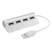 High Speed 480Mbps 4 Ports Usb 2.0 Hub Mini Aluminum Usb Splitter