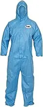 Blue "High Calibre" SMS Type 5 & 6 Disposable Coveralls Overalls, Chemical Protection, Breathable, Water Resistant, Painters Suit, Unisex, Medical, Cleaning, Asbestos, Industrial (300420) (Medium)