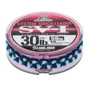Sunline Saltimate System Shock Fluorocarbon Leader Magical Pink 30lb 50m